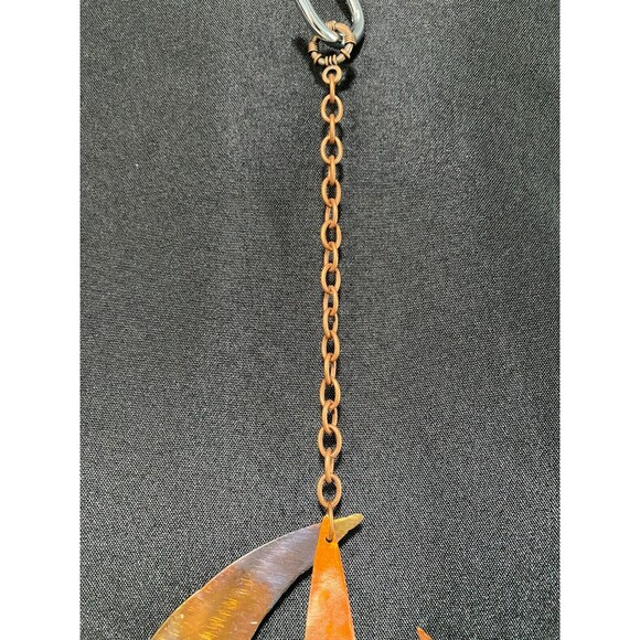 Stainless Steel Moon & Copper Sun Mobile by Succulent Metals Welded Artistry - Picture 5 of 5